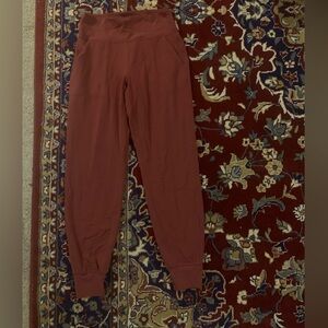 Red lululemon joggers